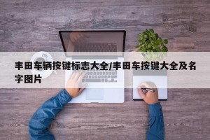 丰田车辆按键标志大全/丰田车按键大全及名字图片